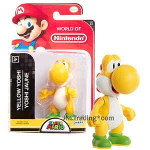 Year 2016 World of Nintendo Super Mario Series 3 Inch Tall Figure - YELLOW YOSHI - Bild 1 von 1