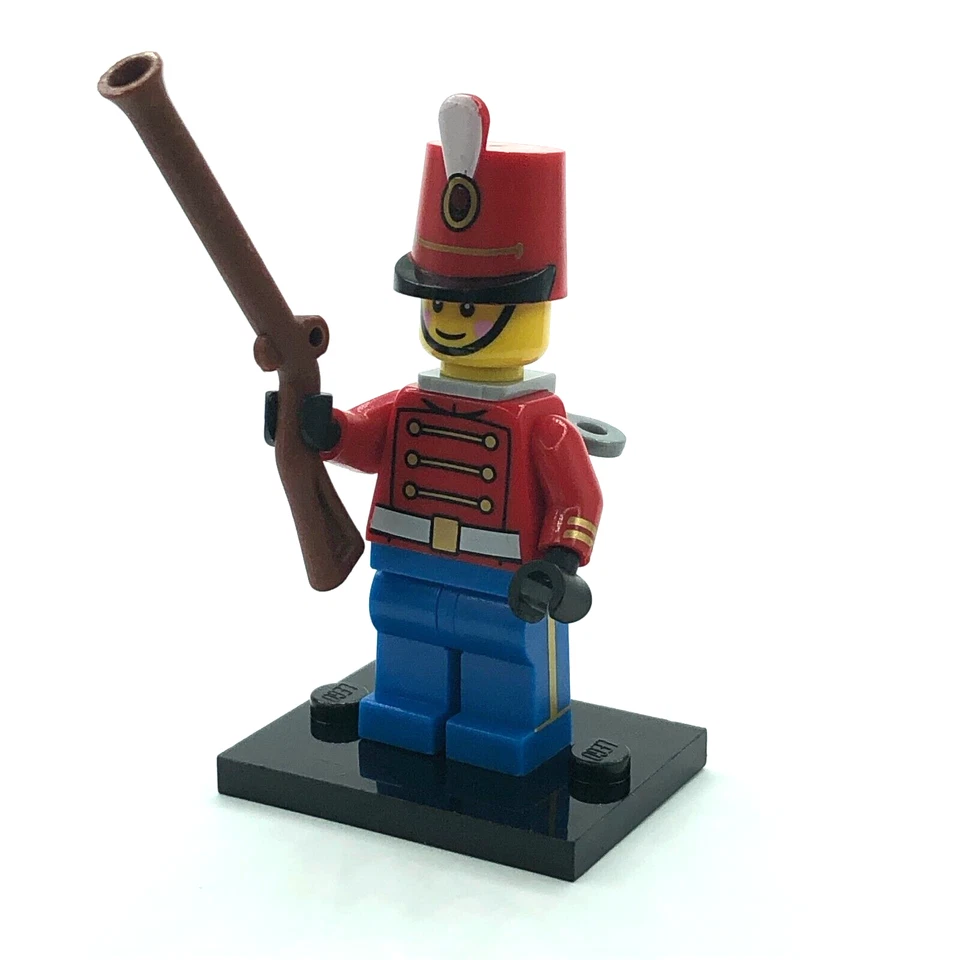 LEGO Minifiguras Coleccionables Serie? Juguete Sodier con soporte rifle pistola CMF Foto 1 de 1