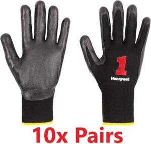 10x Pairs Honeywell Vertigo Check&Go PU Coated Gloves 2132251 All Sizes - Picture 1 of 2