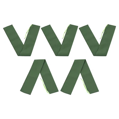 METALLIXITY 5 Pack 4' x 6" Long Canvas Sandbags Thickened Flood Water Barrier Sand Bag Tubes