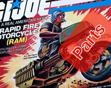 Arah Gi Joe 1982 Ram Motorcycle Parts - You Choose Format - Rapid Fire Bike -