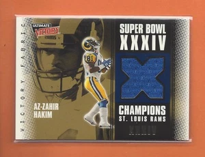 Camiseta Ultimate Victory AZ-ZAHIR HAKIM 2000 USADA EN EL JUEGO #AZ ST. LOUIS RAMS - Imagen 1 de 1