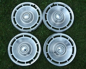 LOT 4 1971 1972 CHEVROLET HUBCAPS 14" inch WHEEL COVERS CAMARO CHEVELLE NOVA - Picture 1 of 12