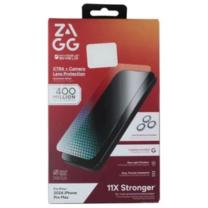 ZAGG Invisible Shield XTR4 + Camera Lens Protection for Apple iPhone 16 Pro Max - Photo 1 sur 1