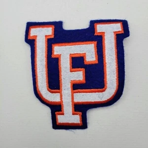 University of Florida "UF" Vintage bestickt Bügelbild Patch 4" x 4,5" - Bild 1 von 3