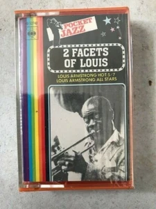 LOUIS ARMSTRONG 2 FACETS OF LOUIS K7 sous blister new sealed rare c18 - Foto 1 di 1