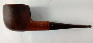 Pipa de tabaco de billar Briar de cuero marrón genuino Fireside Bélgica - Imagen 1 de 8