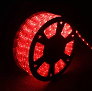 150ft LED Rope Light 1620 LED Waterproof LED Strip Decorative Lights- Red - Bild 1 von 5