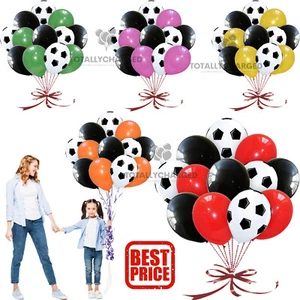 50 Fußballballons 12" Fußball bedruckt Match Party Latex Geburtstag Liga UK - Bild 1 von 15