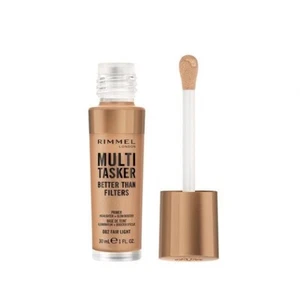 Rimmel London Multi Tasker Primer FOUNDATION 30 ml ( 002 FAIR LIGHT) VEGAN NEW - Picture 1 of 10