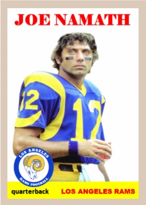 JOE NAMATH 58### BUY 5 GET 1 FREE ### or 30% OFF 12 OR MORE - Image 1 of 2