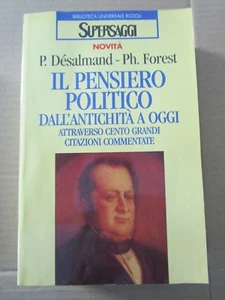 * IL PENSIERO POLITICO DALL'ANTICHITA' A OGGI - BUR - Imagen 1 de 1