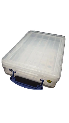 Really Useful 4 Litre Box With Pen & 15 Compartment Hobby Tray - Image 1 of 3