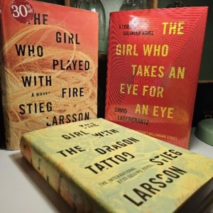 The Girl With the Dragon Tattoo, Played With Fire, Eye For An, Stieg Larsson 1st - Picture 1 of 20