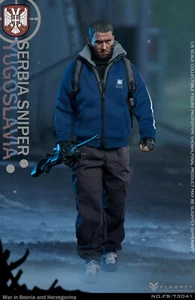 JUEGO DE BANDERAS 1/6 Guerra en Bosnia y Herzegovina Serbia Francotirador Goslavia [FS-73041] - Imagen 1 de 24