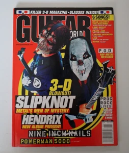 Guitar World Magazine June 2000 Slipknot/Hendrix Poster Nine Inch Nails P.O.D. - Foto 1 di 5