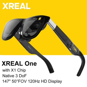 Lunettes Xreal One 3DoF Smart AR avec puce X1 50° grand écran géant FOV 477 pouces - Photo 1/8