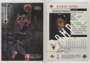 1998-99 Upper Deck Black Diamond Sample Michael Jordan #23 HOF
