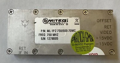 Miteq ML-1PX-750/500-70MC 750MHz Amplifier - Image 1 of 2