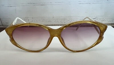 Auténticas gafas de sol vintage Christian Dior CD 2763 amarillas, blancas y doradas Alemania Foto 1 de 4