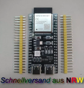 ESP32-S3-WROOM-1 - 16MB Flash 8MB PSRAM - 2x USB C - RGB LED - Schnellversand - Bild 1 von 6