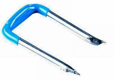 25 count Blue PVC Insulated ELECTRIC CABLE SAFETY STAPLES romex 9/16x1 1/4" KING - Image 1 of 4