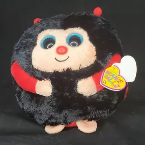 Ty Beanie Ballz Dots The Ladybug (media 8 pollici) nuovo con etichette! - Foto 1 di 5