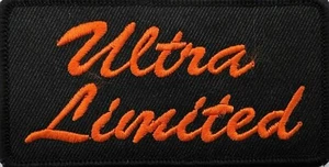 Ultra Limited Motorcycle Vest Iron on Patch Harley Biker Chopper N-26 - Picture 1 of 1