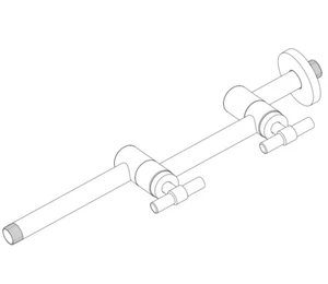 Brizo RP81434RB Litze 16" Jointed Wall Mounted Shower Arm with Flange, Venetian - Picture 1 of 1