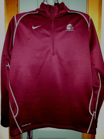 UNIVERSITY OF MONTANA GRIZZLIES NIKEJACKET WARM UP QB CLUB SIZE Xl THERMA FIT Cover
