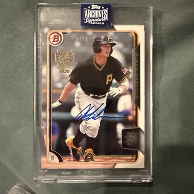 AUSTIN MEADOWS 2020 TOPPS ARCHIVES SIGNATURE SERIES 2015 BOWMAN AUTO /87 - Image 1 of 2