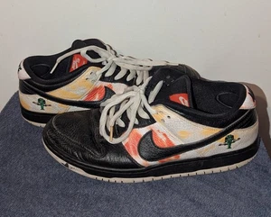Nike SB Dunk Low Raygun Tie-Dye Black Sneakers Size 10.5 BQ6832-001 Leather - Picture 1 of 21