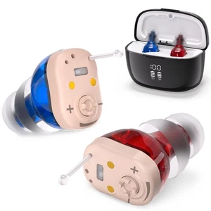 Hearing Aids for Seniors, Hearing Amplifiers for Seniors with Noise Cancellin... - Foto 1 di 8