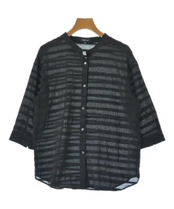 INDIVI Casual Shirts Black(Border) 38(Approx. M) 2200617281146 - Picture 1 of 6