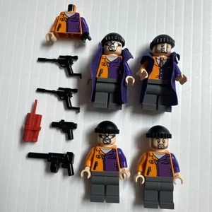 LEGO Two-Face Henchman Minifigures - 6864 Batman II - Batmobile Chase - Lot of 4 - Picture 1 of 5