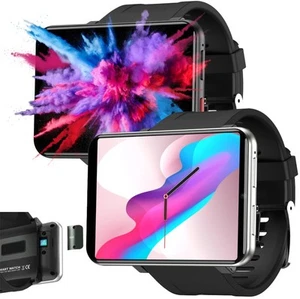 Men Women Luxury Smart Watch with Camera 4G Unlocked Smartwatches Large Screen - Picture 1 of 7