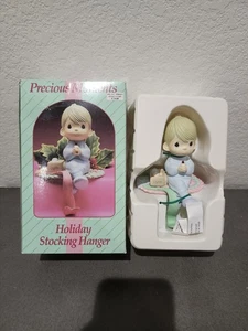 Precious Moments ~Holiday Stocking Holder ~111104B ~1994 - Picture 1 of 5