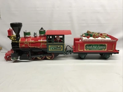 North Pole Express Christmas Train Engine & Tender Scientific Toys Eztec Tested! - Image 1 of 4