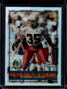 1996 Topps Chrome Aeneas Williams Refractor #37 Cardinals - Picture 1 of 2