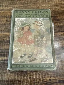 Bunny Brown and His Sister Sue on an Auto Tour Laura Lee Hope 1917 HC - Picture 1 of 15