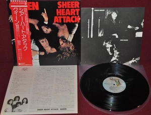 QUEEN - SHEER HEART ATTACK - WARNER P-10137E 1975 - LP JAPAN OBI NM - Picture 1 of 2