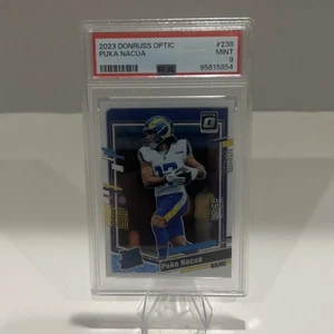 2023 Panini Donruss Optic Puka Nacua RC Rated Rookie #238 Rams PSA Mint 9 - Bild 1 von 11