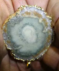 BEAUTIFUL AMETHYST STALACTITE PENDANT ; NO CHAIN - Picture 1 of 2
