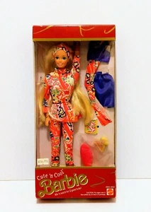 BARBIE CUTE N'COLL VINTAGE BARBIE PUPPE 1991 MATTEL - Bild 1 von 10