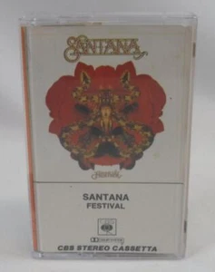 Vintage Cassette Tape SANTANA Festival (1976) Paper Label Milan 40 CBS 86020 - Picture 1 of 4