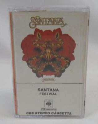 Vintage Cassette Tape SANTANA Festival (1976) Paper Label Milan 40 CBS 86020 - Image 1 of 4