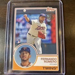 2018 Topps FERNANDO ROMERO Black Border Parallel RC 1983 Anniversary 183/299 - Picture 1 of 2