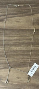 "Collar DKNY 2 en 1 en capas extraíble cadena de 16""" - Imagen 1 de 5