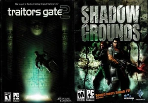 Shadow Grounds & Traitors Gate 2 Pc New Boxed XP Doom Style Shooter Digital War - Picture 1 of 3