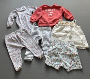 Newborn Baby Girl Clothes Bundle 6-9 Months Kids Outfit Bodysuit Pants Jumpers - Picture 1 of 9